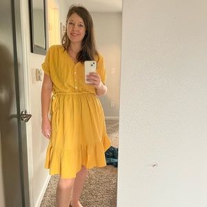 CJLA yellow dress